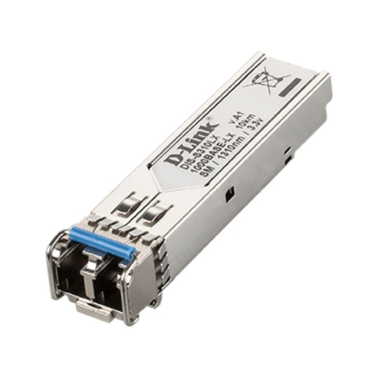 1 Portlu Mini-GBIC SFP - 1000BaseLX Tek Modlu 10km Fiber Alıcı-Verici