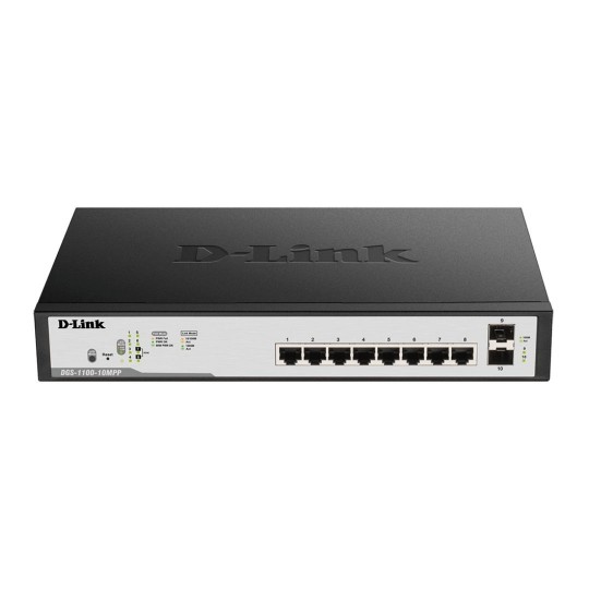 10-Port Gigabit PoE++ Akıllı Yönetilen Switch