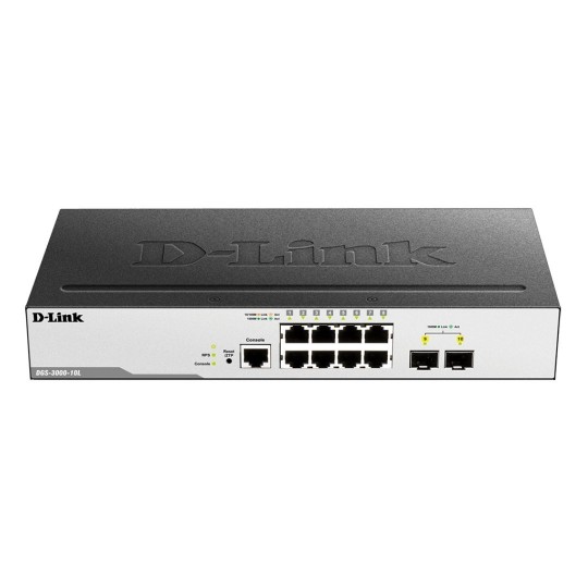 10-Port Katman-2 Yönetilen Gigabit Switch