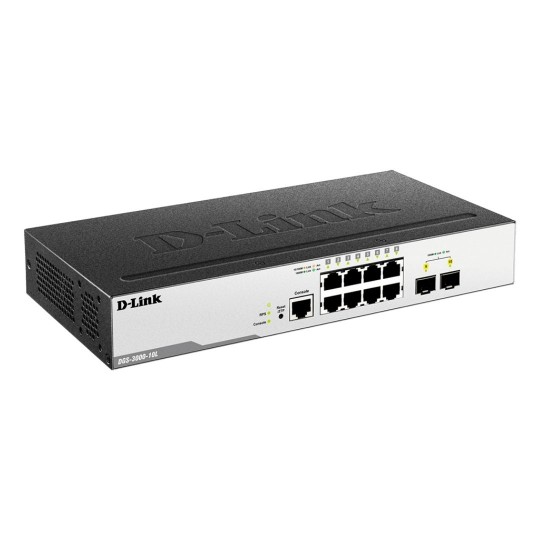 10-Port Katman-2 Yönetilen Gigabit Switch