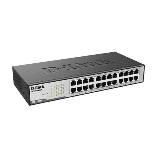 24-Port Hızlı Ethernet Yönetilmeyen Masaüstü Switch