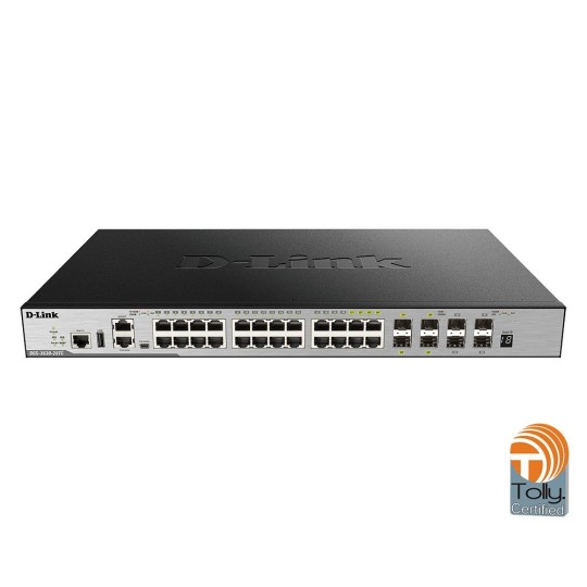 28 Bağlantı Noktalı Katman 3 İstiflenebilir Yönetilebilir Gigabit Switch