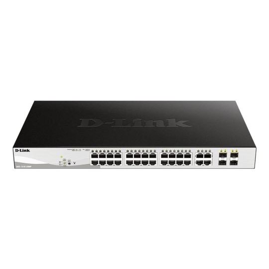 28-Port Gigabit Akıllı Yönetilen PoE Switch