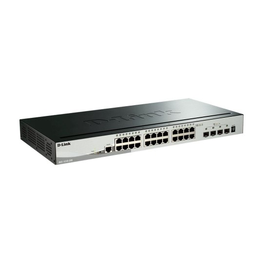 28-Port Yığımlanabilir Gigabit Switch, 4 10GbE SFP+ Portu Dahil