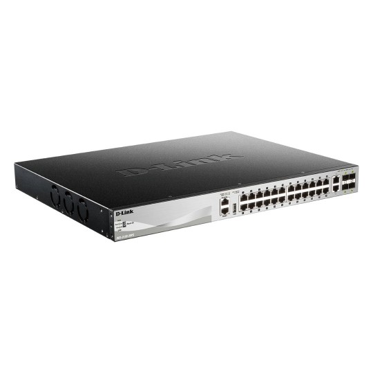 30-Port Lite Katman 3 İstiflenebilir Yönetilebilir PoE Switch