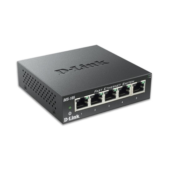 5-Port Hızlı Ethernet Yönetilmeyen Masaüstü Switch
