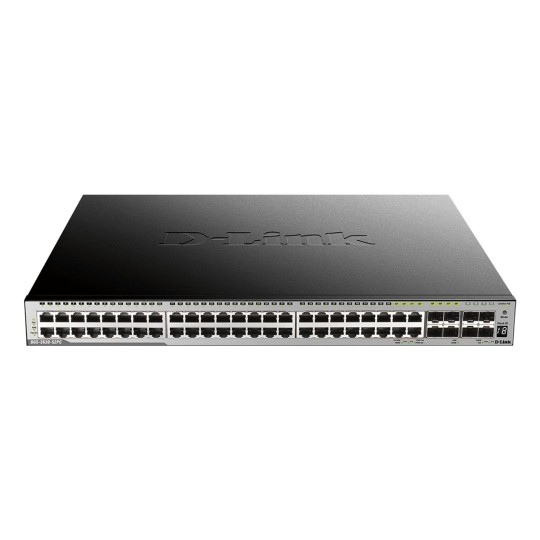 52 Bağlantı Noktalı Katman 3 İstiflenebilir Yönetilebilir Gigabit PoE Switch