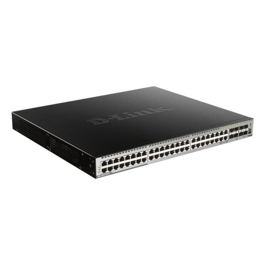 52 Bağlantı Noktalı Katman 3 İstiflenebilir Yönetilebilir Gigabit PoE Switch