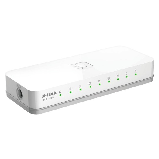 8-Port 10/100 Mbps Yönetilmeyen Switch