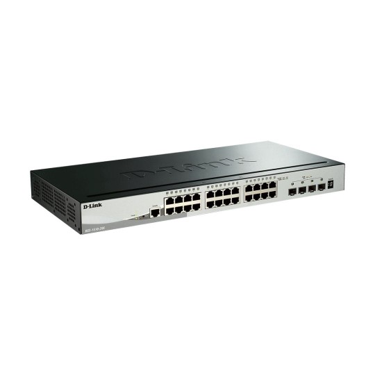 2 SFP bağlantı noktası ve 2 10GbE SFP + bağlantı noktası dahil 28 bağlantı noktalı İstiflenebilir Gigabit PoE Switch, 193W PoE bütçeli